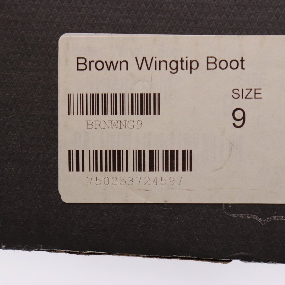 Thursday Boot Company Boots Men’s Size 9 Brown Leather Wingtip Lace Up - Picture 10 of 13